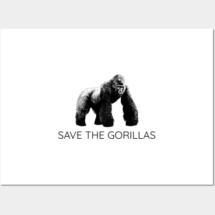 SAVE THE GORILLAS Posters and Art